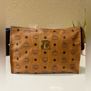 MCM Cognac Pouch